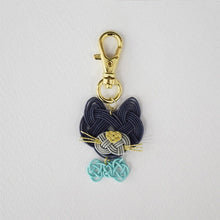 画像をギャラリービューアに読み込む, 京都水引petit 猫のチャーム ロシアンブルーVer