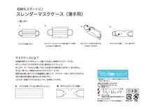 画像をギャラリービューアに読み込む, スレンダーマスクケース(薄手用)